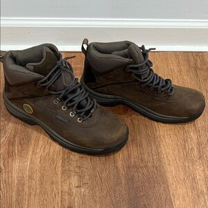 Timberland Men's Dark Brown Leather Boots